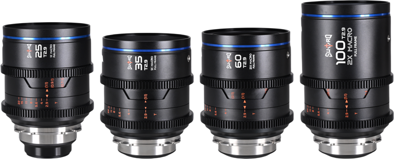 Laowa Sword Cine 4-Lens Bundle (25mm, 35mm, 60mm, 100mm) - Arri PL