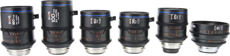 Laowa Sword Cine 6-Lens Bundle (15mm, 25mm, 35mm, 60mm, 100mm, 180mm) - Arri PL