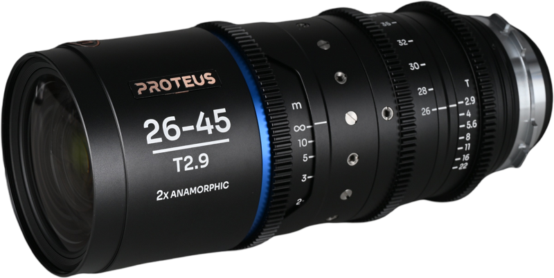 Laowa Proteus Zoom 2X Anamorphic 26-45mm T2.9 - Blue - Arri PL/Canon EF - 3