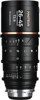 Laowa Proteus Zoom 2X Anamorphic 26-45mm T2.9 - Amber -  Arri PL/Canon EF