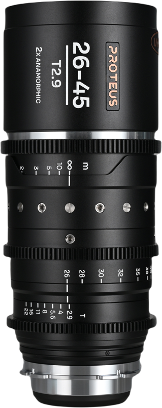 Laowa Proteus Zoom 2X Anamorphic 26-45mm T2.9 - Silver - Arri PL/Canon EF