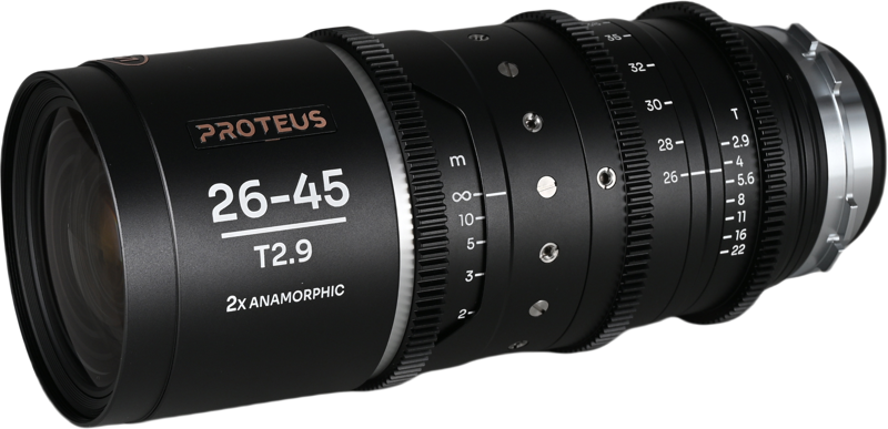 Laowa Proteus Zoom 2X Anamorphic 26-45mm T2.9 - Silver - Arri PL/Canon EF - 3