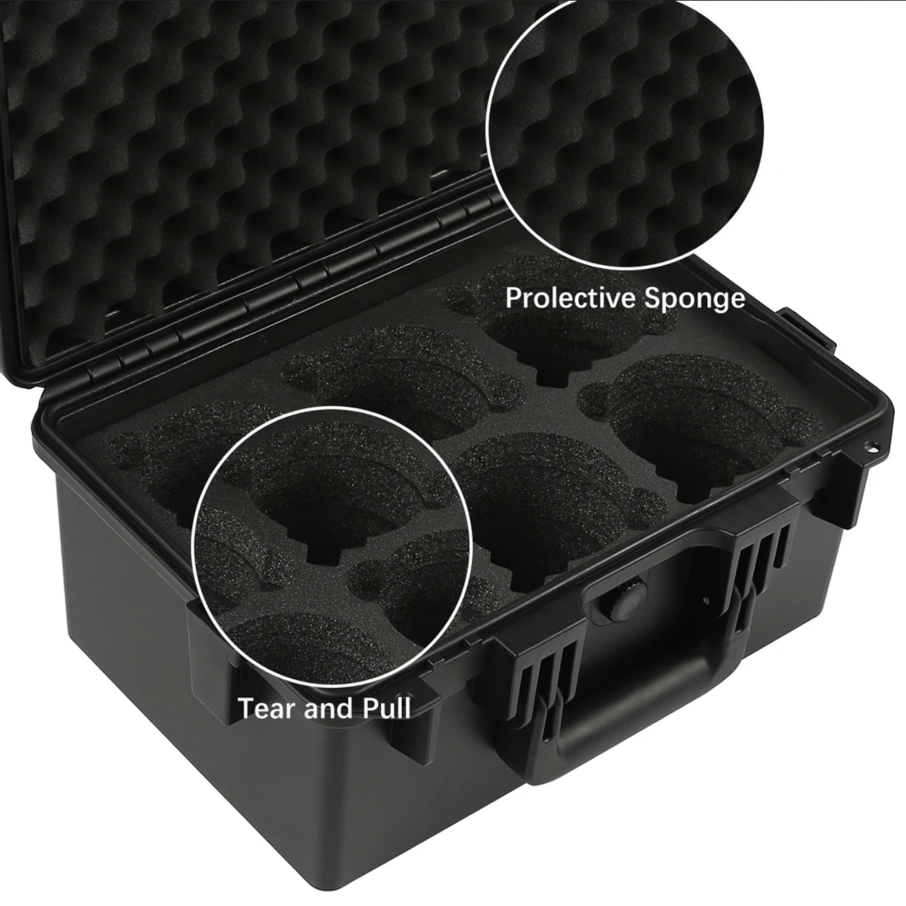 Meike Full Frame Cine Lens Hard Case for EF Lens Mount  - 4