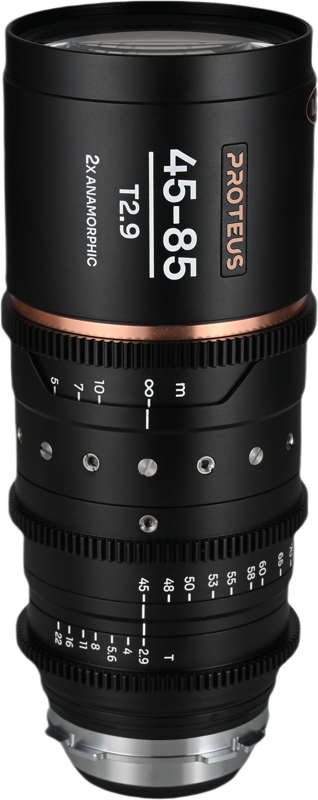 Laowa Proteus Zoom 2X Anamorphic 45-85mm T2.9 - Amber - Arri PL/Canon EF - 2