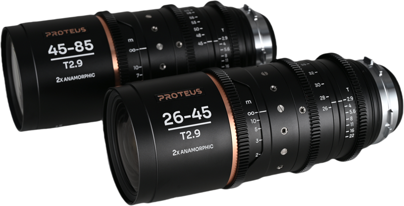 Laowa Proteus Zoom 2X Anamorphic 2-Lens Bundle (26-45mm, 45-85mm) - Blue - Arri PL/Canon EF - 2