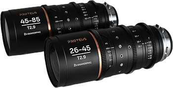 Laowa Proteus Zoom 2X Anamorphic 2-Lens Bundle (26-45mm, 45-85mm) - Blue - Arri PL/Canon EF