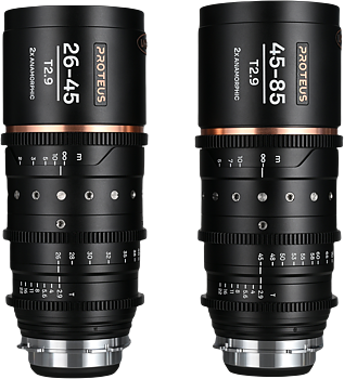 Laowa Proteus Zoom 2X Anamorphic 2-Lens Bundle (26-45mm, 45-85mm) - Blue - Arri PL/Canon EF