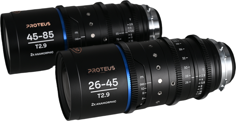 Laowa Proteus Zoom 2X Anamorphic 2-Lens Bundle (26-45mm, 45-85mm) - Amber - Arri PL/Canon EF - 2