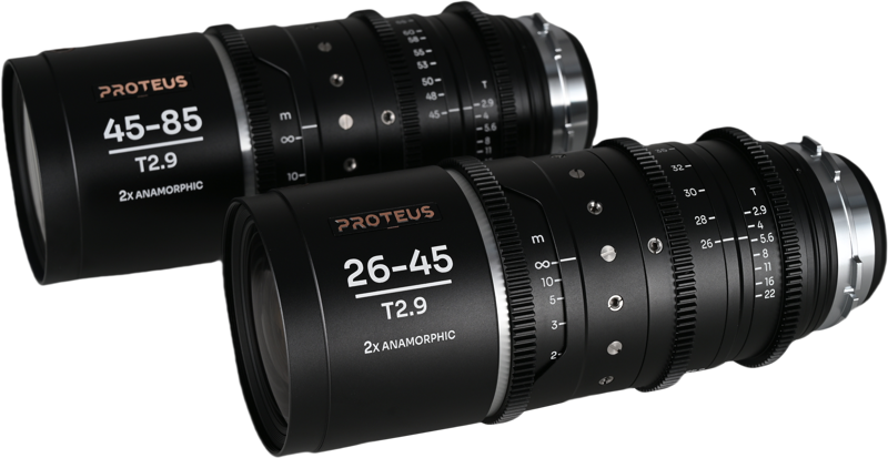 Laowa Proteus Zoom 2X Anamorphic 2-Lens Bundle (26-45mm, 45-85mm) - Silver - Arri PL/Canon EF - 2