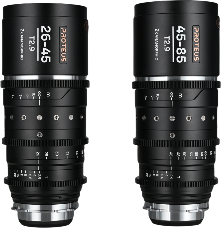 Laowa Proteus Zoom 2X Anamorphic 2-Lens Bundle (26-45mm, 45-85mm) - Silver - Arri PL/Canon EF