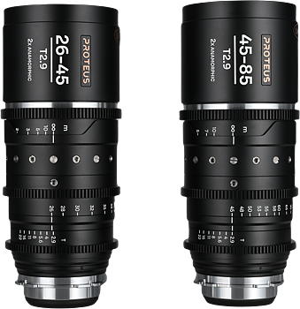 Laowa Proteus Zoom 2X Anamorphic 2-Lens Bundle (26-45mm, 45-85mm) - Silver - Arri PL/Canon EF