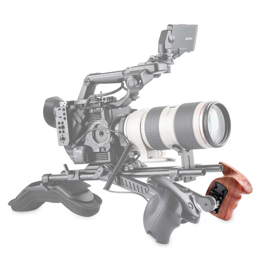 SmallRig Left Side Wooden Grip with Arri Rosette 1891 - 6