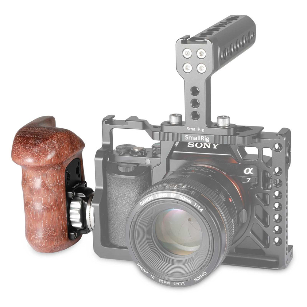 SmallRig Right Side Wooden Grip with Arri Rosette 1941 - 4