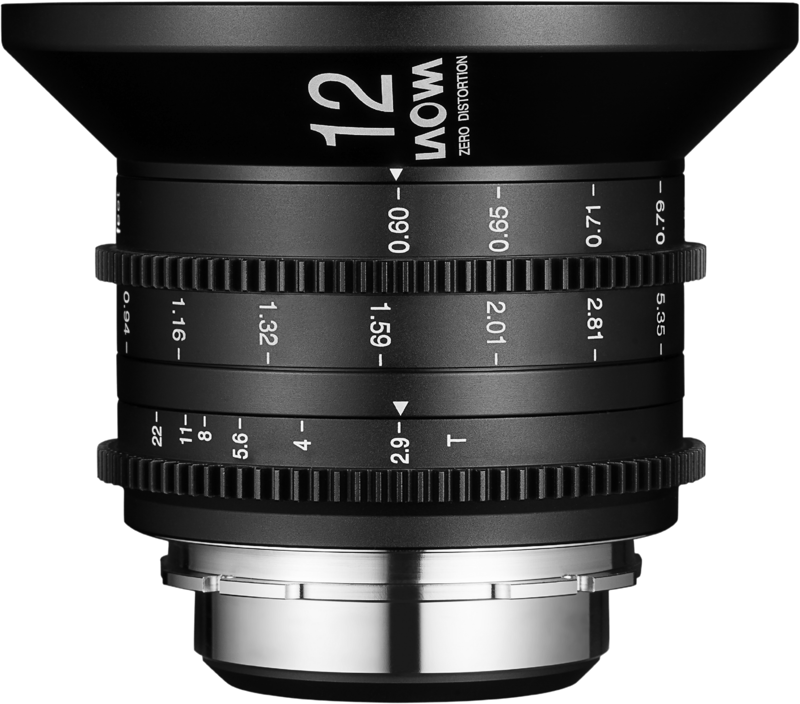 Laowa 12mm T2.9 Zero-D Cine Lens - Arri PL (Feet)