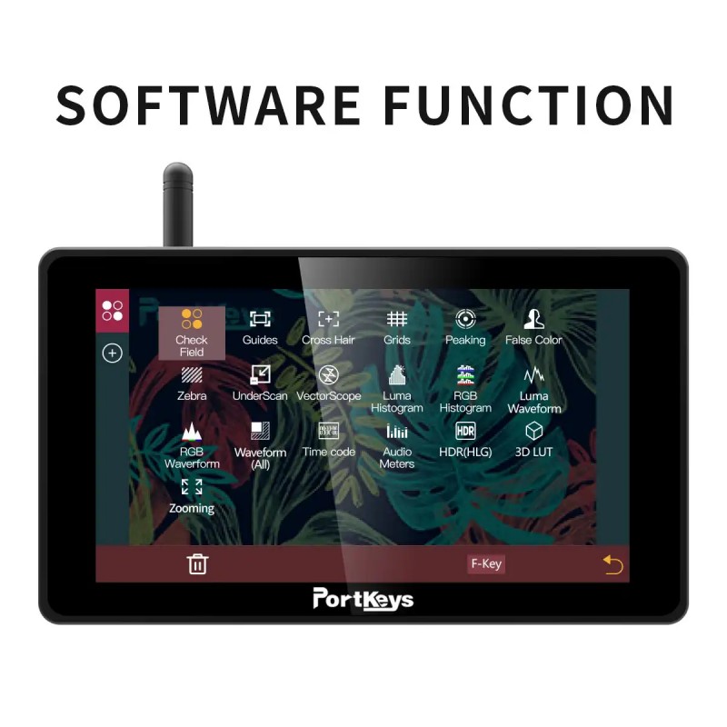Portkeys BM 5III  WR HDMI - SDI 5.5" Touch Screen Monitor with wireless control monitor  2200 Nits  - 11