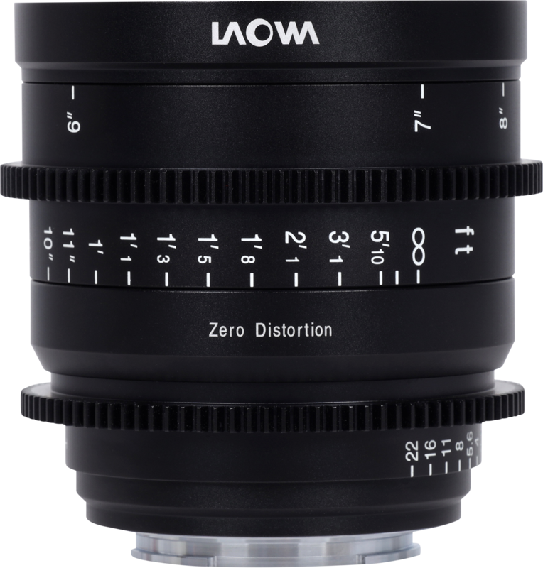 Laowa 15mm T2.1 Zero-D Cine Lens - Sony FE (feet)