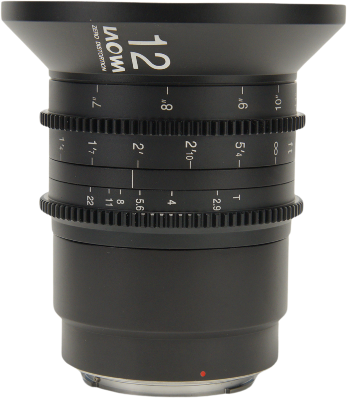 Laowa 12mm T2.9 Zero-D Cine Lens - Canon RF (feet)