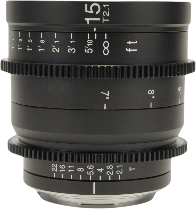 Laowa 15mm T2.1 Zero-D Cine Lens - Canon RF (feet)
