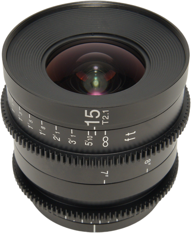 Laowa 15mm T2.1 Zero-D Cine Lens - Canon RF (feet) - 2