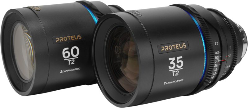 Laowa Proteus 2xAnamorphic 2-Lens Bundle Set A (35mm, 60mm) - Blue - Arri PL/Canon EF (feet) - 3