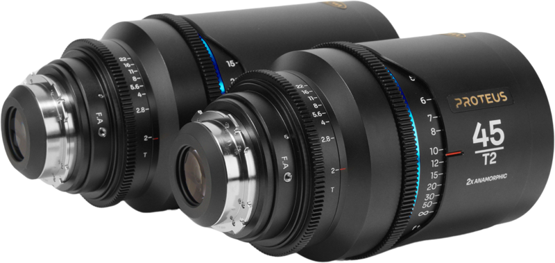 Laowa Proteus 2xAnamorphic 2-Lens Bundle Set B (45mm, 85mm) - Blue - Arri PL/Canon EF (feet) - 4