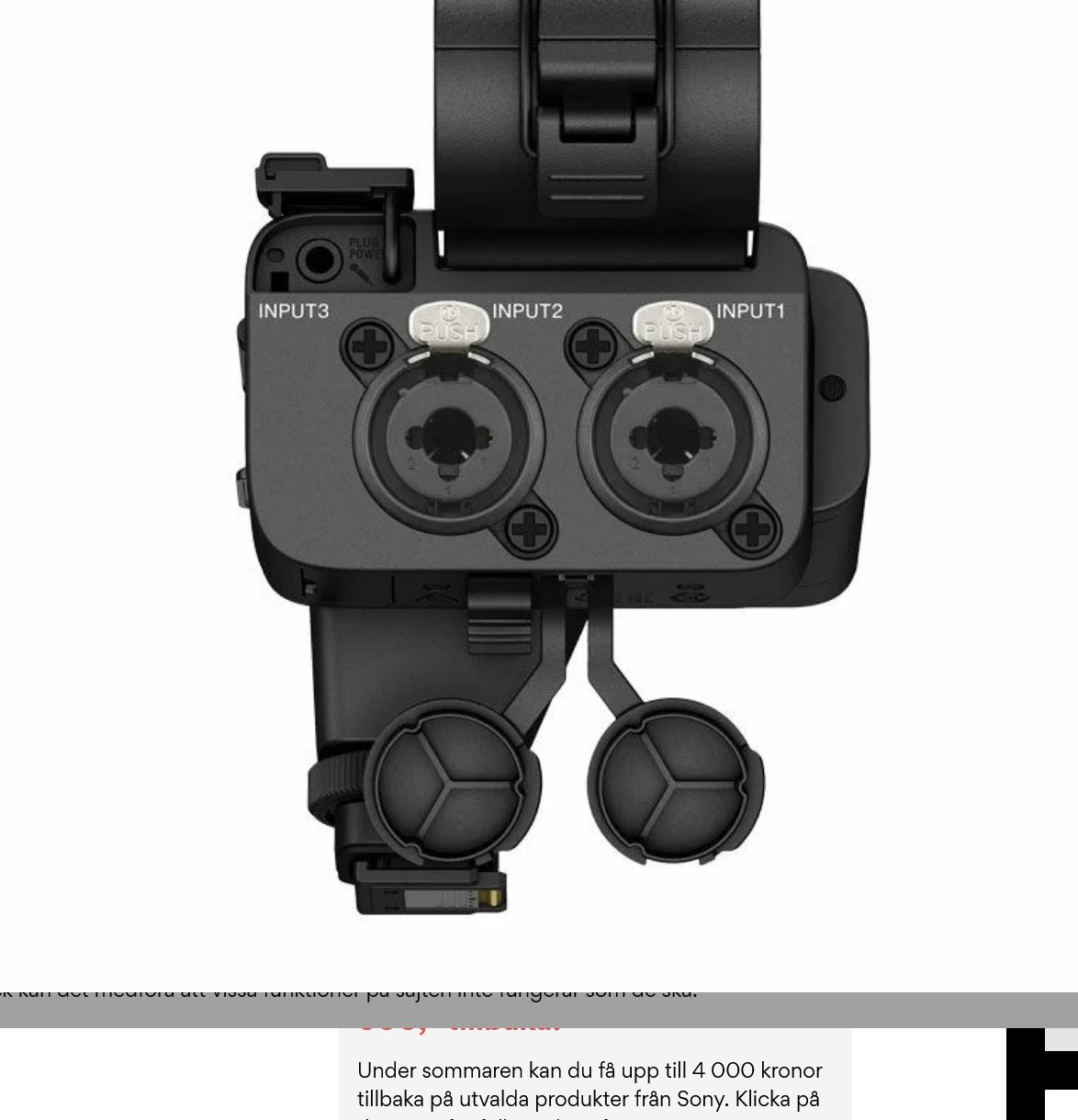 Sony Dual Channel XLR Adapter Kit with Shotgun Microphone XLR-K3M  Voosestore