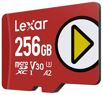 Lexar microSDXC PLAY UHS-I/A2/U3 R205/W140 (V30) 256GB