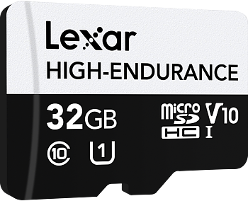 Lexar microSDHC High-Endurance UHS-I/U1/10 R100/W30 (V10) 32GB