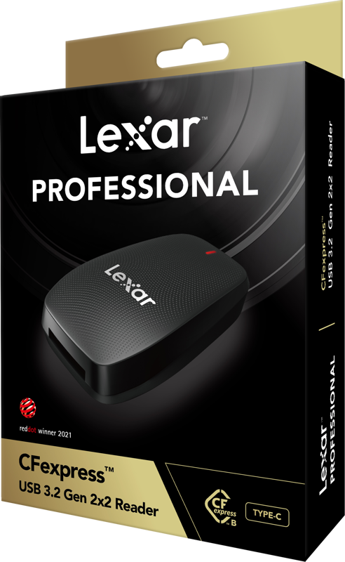 Lexar Cardreader CFexpress Type B (LRW550U) USB 3.2 Gen 2x2 Reader – för filmskapare - 6