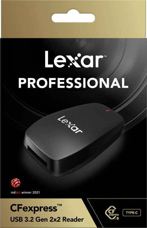 Lexar Cardreader CFexpress Type B (LRW550U) USB 3.2 Gen 2x2 Reader – för filmskapare - 7