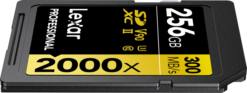 Lexar SDXC Pro 2000X UHS-II U3 R300/W260 (V90) 256GB - 5