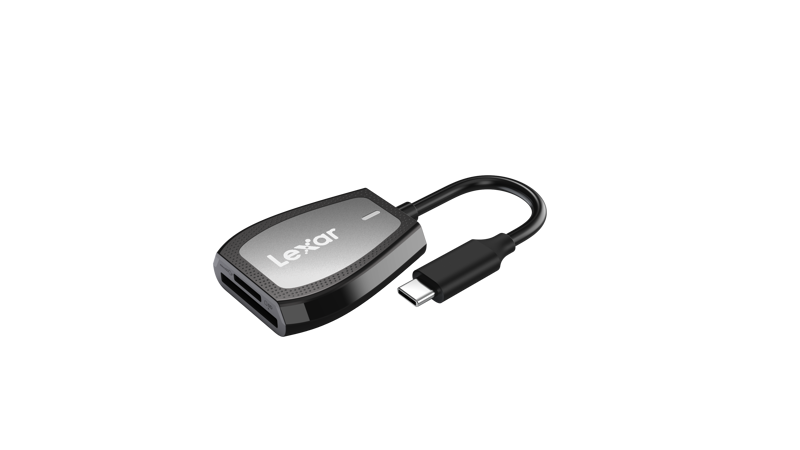 Lexar Cardreader SD & microSD (LRW470U) UHS-II Dual-Slot Reader (USB-C) - 5