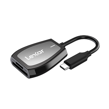 Lexar Cardreader SD & microSD (LRW470U) UHS-II Dual-Slot Reader (USB-C)