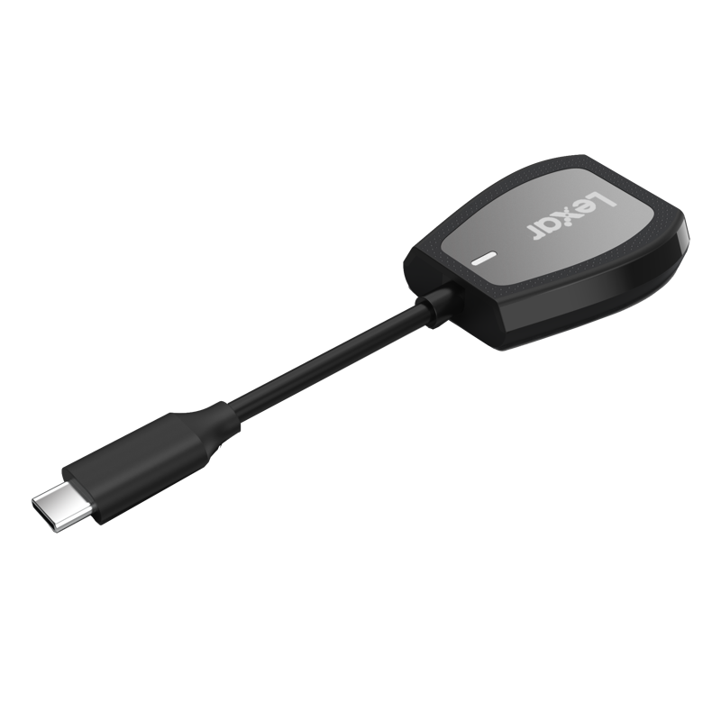 Lexar Cardreader SD & microSD (LRW470U) UHS-II Dual-Slot Reader (USB-C) - 2