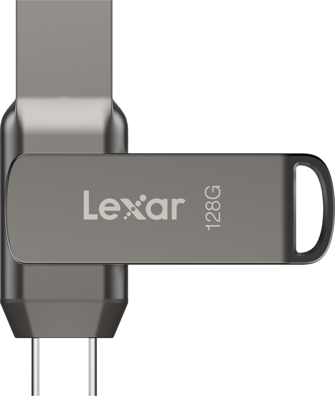 Lexar JumpDrive Dual Drive D400 Type-C/Type-C & Type-A, up to 130MB/s read (USB 3.1) 128GB - 6
