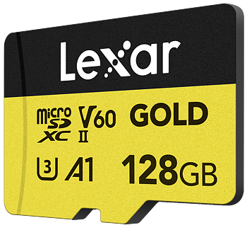 Lexar microSDXC GOLD UHS-II/C10/A1/U3 R280/W100 (V60) 128GB