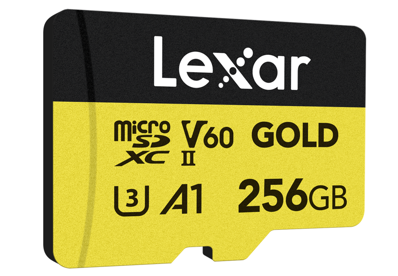 Lexar microSDXC GOLD UHS-II/C10/A1/U3 R280/W180 (V60) 256GB - 3