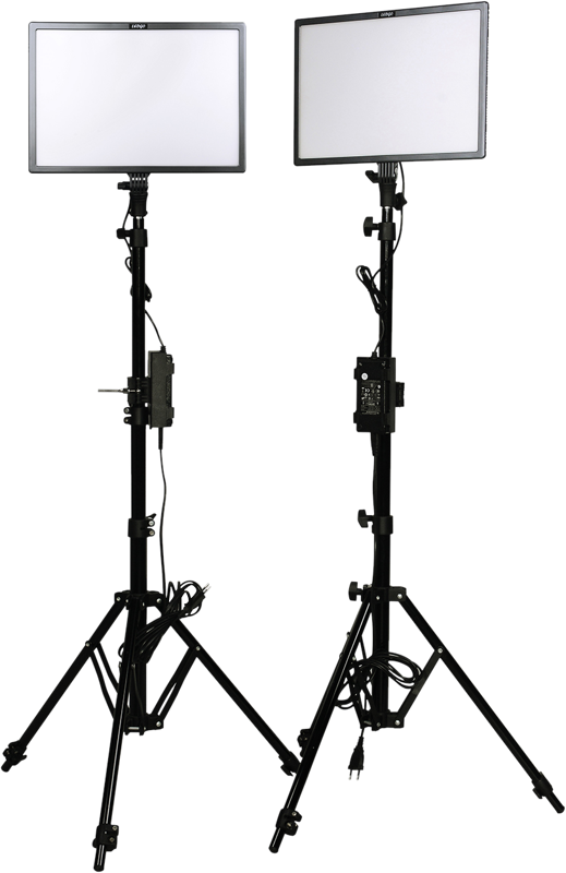 LedGo LED-LG-E268C 2 Videolight Kit - 4