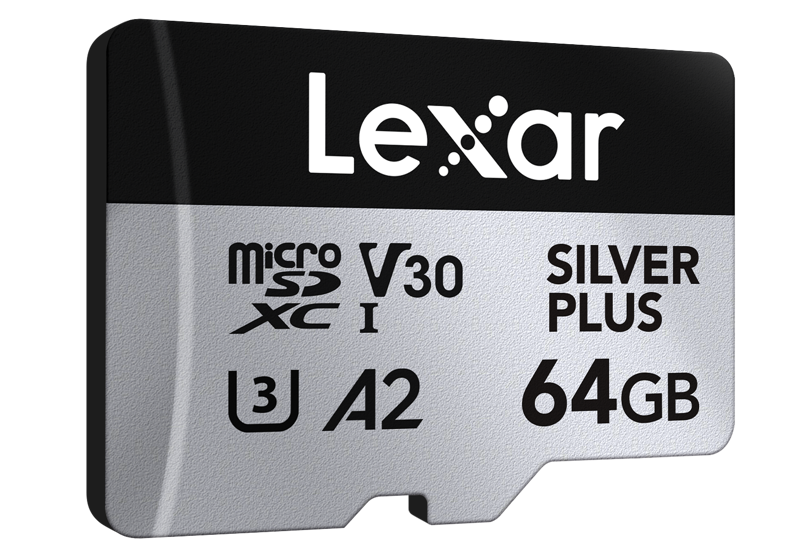 Lexar microSDXC Silver Plus 1066x UHS-I/U3/A2/4K R205/W100 (V30) 64GB - 3