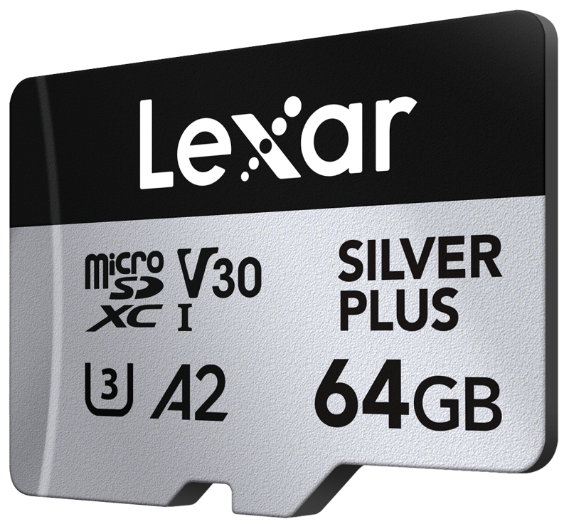 Lexar microSDXC Silver Plus 1066x UHS-I/U3/A2/4K R205/W100 (V30) 64GB - 2