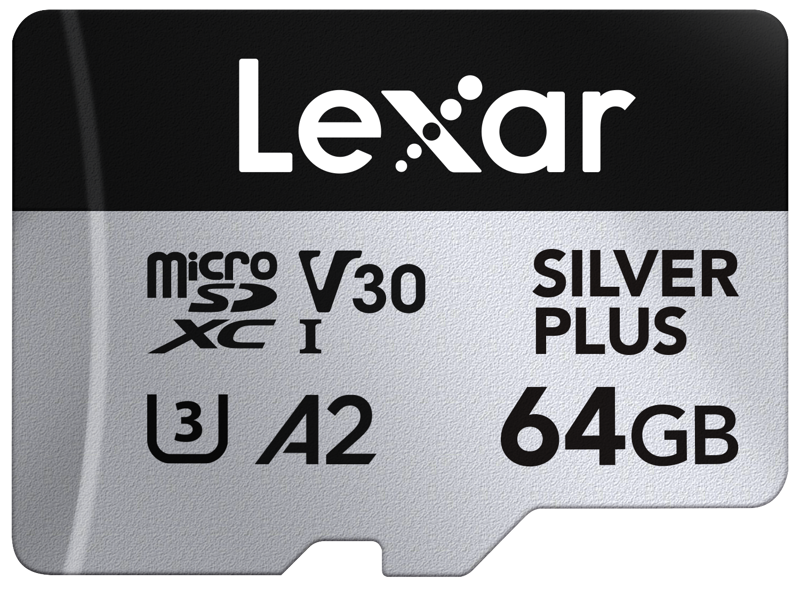 Lexar microSDXC Silver Plus 1066x UHS-I/U3/A2/4K R205/W100 (V30) 64GB