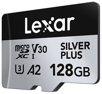 Lexar microSDXC Silver Plus 1066x UHS-I/U3/A2/4K R205/W150 (V30) 128GB