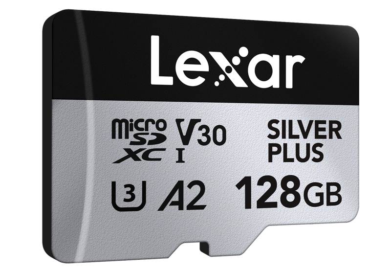 Lexar microSDXC Silver Plus 1066x UHS-I/U3/A2/4K R205/W150 (V30) 128GB – för filmskapare - 3