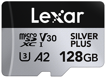 Lexar microSDXC Silver Plus 1066x UHS-I/U3/A2/4K R205/W150 (V30) 128GB
