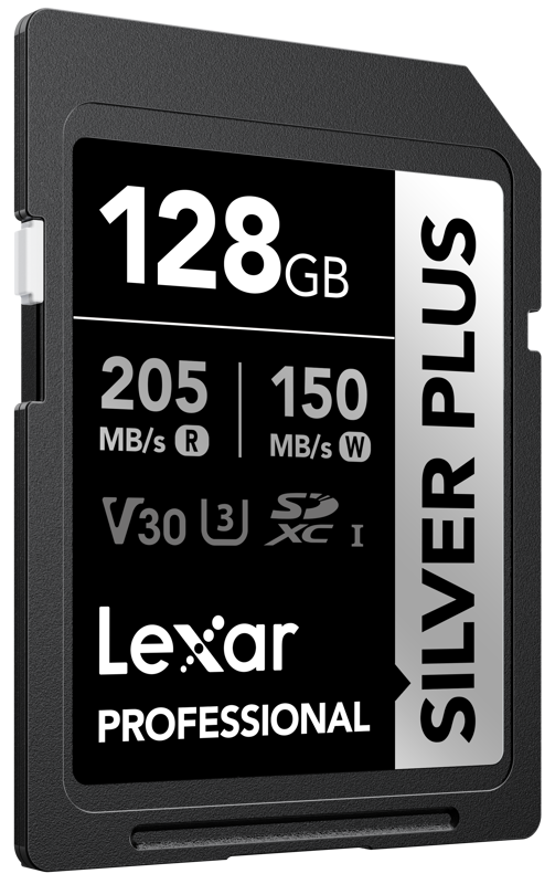 Lexar SDXC Professional SILVER Plus 1066x UHS-I/U3/A2/4K R205/W150 (V30) 128GB - 3