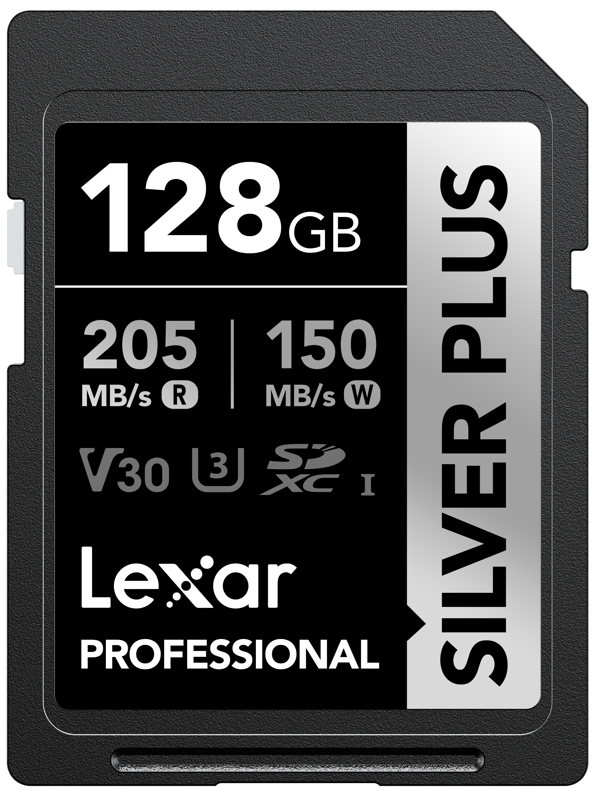 Lexar SDXC Professional SILVER Plus 1066x UHS-I/U3/A2/4K R205/W150 (V30) 128GB - 2