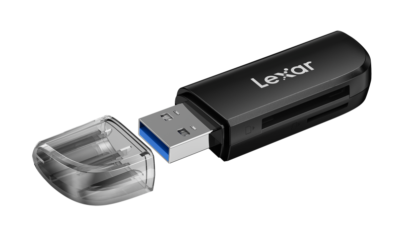 Lexar Cardreader SD/MicroSD/SDHC/SDXC Dual Slot USB-A, USB 3.2 Gen1 Up to 104MB/s - 3