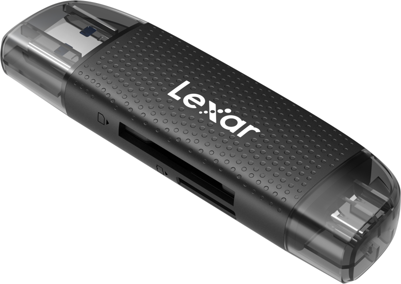 Lexar Cardreader Dual Slot USB-A/C (LRW310X) Supports microSD and SD cards (USB 3.1) - 3