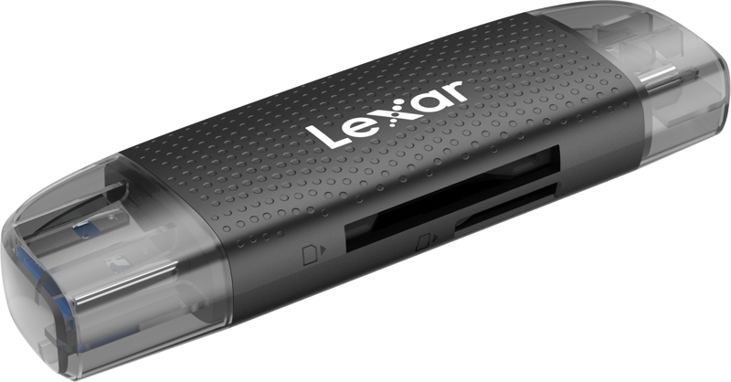 Lexar Cardreader Dual Slot USB-A/C (LRW310X) Supports microSD and SD cards (USB 3.1) - 2