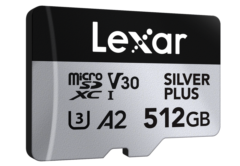 Lexar microSDXC Silver Plus 1066x UHS-I/U3/A2/4K R205/W150 (V30) 512GB – för filmskapare - 3